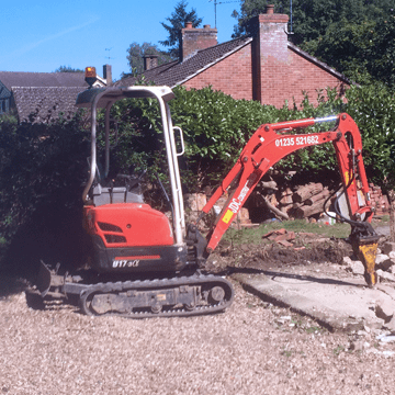 Groundworks, Paving, Digger hire & Associated Construction